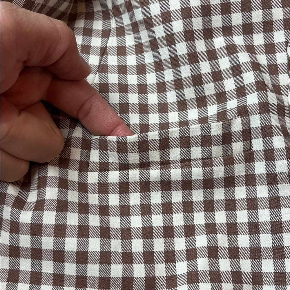Favorite Daughter The Break-Up Blazer
Tan and Brown Plaid women medium nwot - Picture 6 of 13